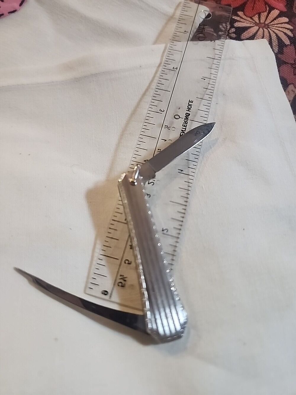 Vintage Elgin Pocket Watch Knife Pocket Knife Silver Knife In Case Elgin Lot
